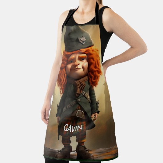 Gavin, The Wee Scottish Highlander Schürze (InSitu)