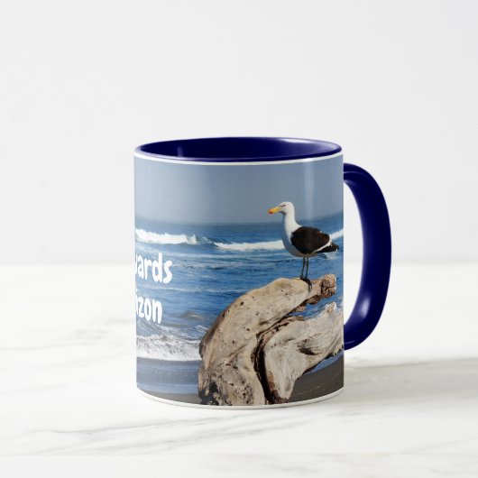 Gaviota frente al mar tasse (VorderseiteRechts)