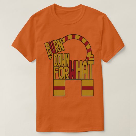 Gavle-Ziege brennen für was T-Shirt (Design vorne)