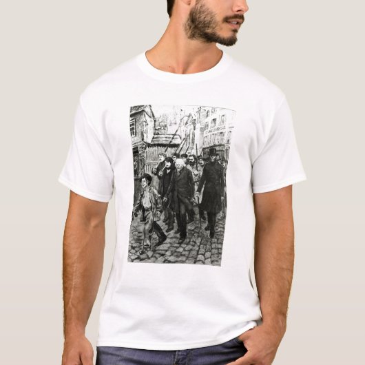 Gavroche, das eine Demonstration führt T-Shirt (Vorderseite)