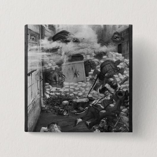 Gavroche, das Patronen sammelt Button (Vorderseite)