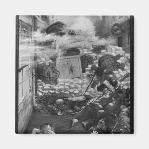 Gavroche, das Patronen sammelt Magnet