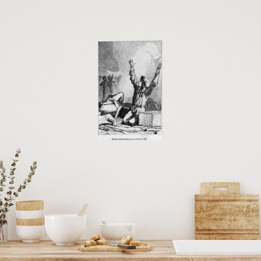 Gavroche war nur wieder gefallen poster (Küche)