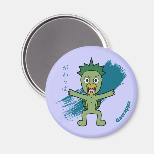 Gawappa-Japanisch Yokai Magnet (Vorderseite/Rückseite)