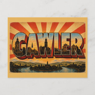 Gawler South Australia Heritage-Stadt Vintage-Kuns Postkarte