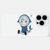 Gawr Gura Case-Mate iPhone Hülle (Rückseite (Horizontal))