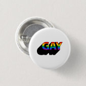 GAY 3D BUTTON (Vorne & Hinten)