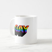 GAY 3D KAFFEETASSE (Vorderseite Links)