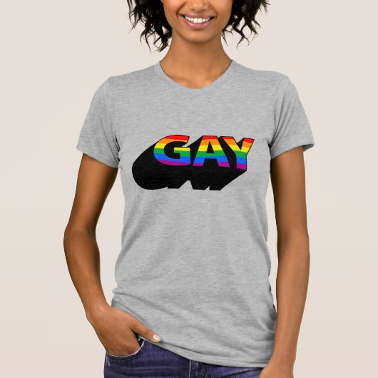 GAY 3D T-Shirt (Vorderseite)