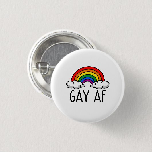 GAY AF BUTTON (Vorne & Hinten)