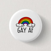 GAY AF BUTTON (Vorderseite)