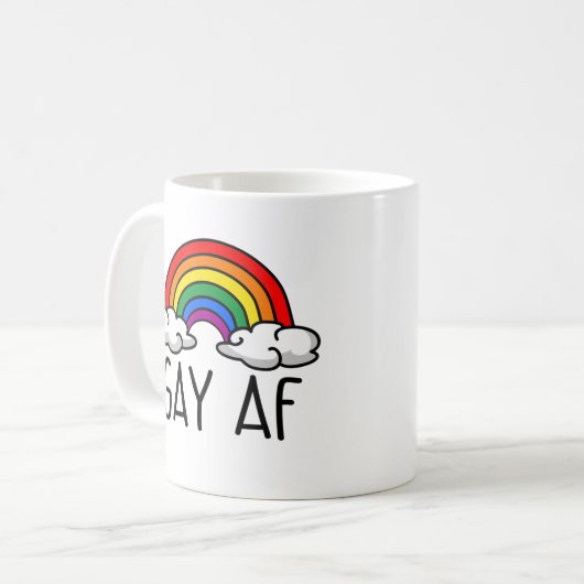 GAY AF KAFFEETASSE (Vorderseite Links)