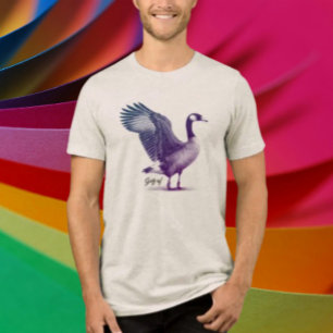 Gay AF Kanadische Gänse Tri-Blend Shirt