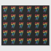 Gay AF LGBT Pride Gay Gift Monat Geschenkpapier (Flach)