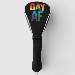 Gay AF LGBT Pride Gay Gift Monat Golf Headcover