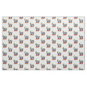 Gay AF Typografie Muster Stoff (Fat Quarter (45,7 x 55,9 cm))