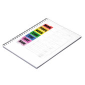 Gay Agenda Gay oder Lesben Notizblock (Linke Seite)