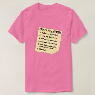 "Gay Agenda" (LGBT-Schwule, Lesben, Transgender) T-Shirt