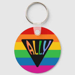Gay Ally Triangle Schlüsselanhänger