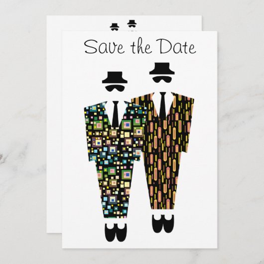 Gay Ankündigung Datum freihalten (Vorne/Hinten)