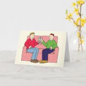 Gay Anniversary Herzlichen Glückwunsch Karte (Gelbe Blume)