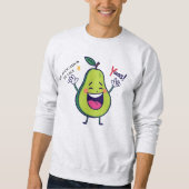 Gay Avocados sind wie Yasss - Funny LGBTQ+ Sweatshirt (Vorderseite)