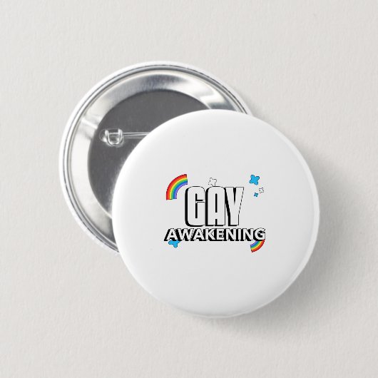 Gay Awakening Button (Vorne & Hinten)