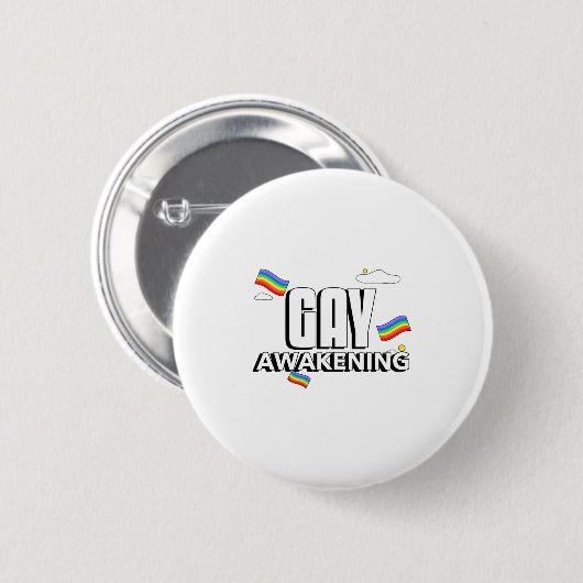 Gay Awakening Button (Vorne & Hinten)