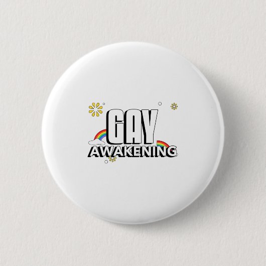 Gay Awakening Button (Vorderseite)
