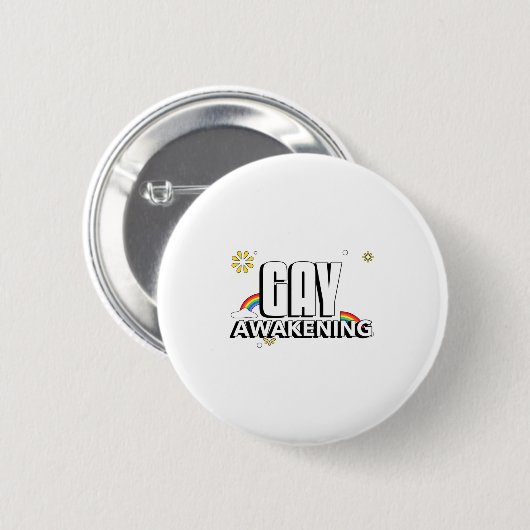 Gay Awakening Button (Vorne & Hinten)