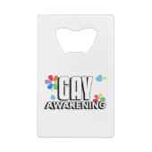 Gay Awakening Geldbeutel Flaschenöffner (Rückseite)