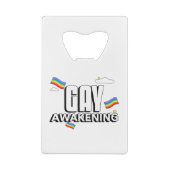 Gay Awakening Geldbeutel Flaschenöffner (Rückseite)