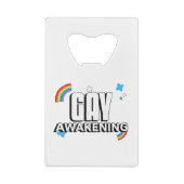 Gay Awakening Geldbeutel Flaschenöffner (Rückseite)