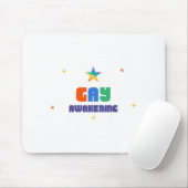 Gay Awakening Mousepad (Mit Mouse)
