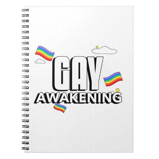 Gay Awakening Notizblock (Vorderseite)