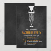 Gay-Bachelor-Partei Einladung (Vorne/Hinten)