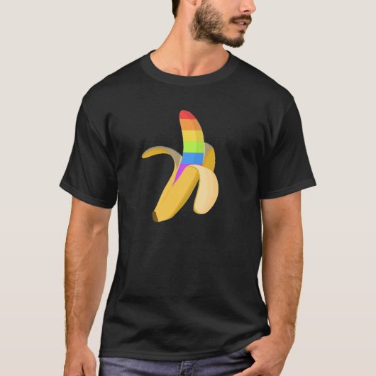 Gay Banana LGBT T - Shirt (Vorderseite)