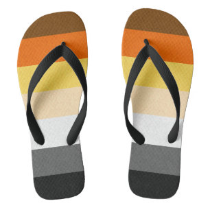 Gay-Bär-Flag Badesandalen