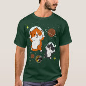 Gay Bären Hamster im Weltraum Gay Bären Stolz T-Shirt (Vorderseite)