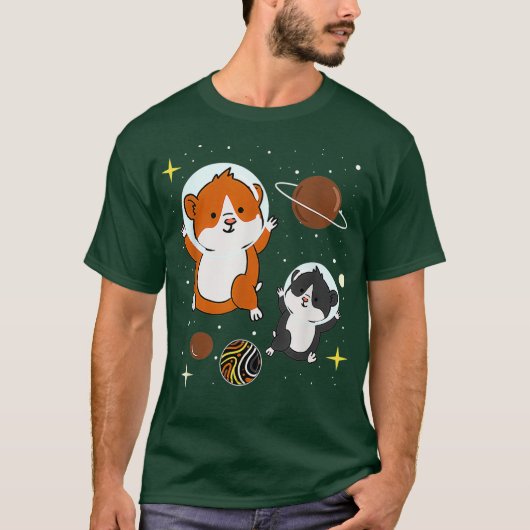 Gay Bären Hamster im Weltraum Gay Bären Stolz T-Shirt (Vorderseite)