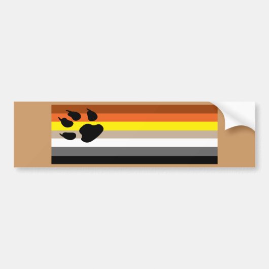 Gay Bären Stolz Autoaufkleber (Vorne)