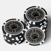 Gay Bear Black Poker Chips (Stapel)