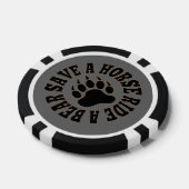 Gay Bear Black Poker Chips (Einzeln)