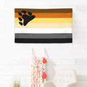 Gay Bear Brotherhood Flag Banner (Insitu)