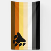 Gay Bear Brotherhood Flag Banner (Vertikal)