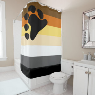 Gay Bear Brotherhood Flag Duschvorhang