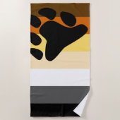 Gay Bear Brotherhood Flag Strandtuch (Vorderseite)
