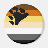 Gay Bear Flag Magnet (Vorne)