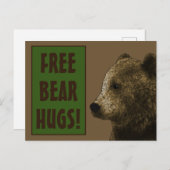 Gay Bear Hugs Postkarte (Vorne/Hinten)