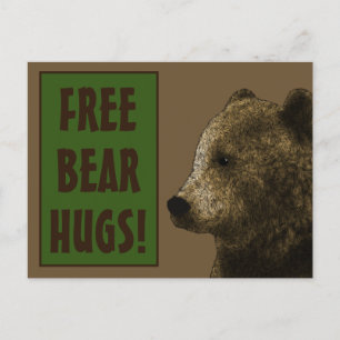 Gay Bear Hugs Postkarte